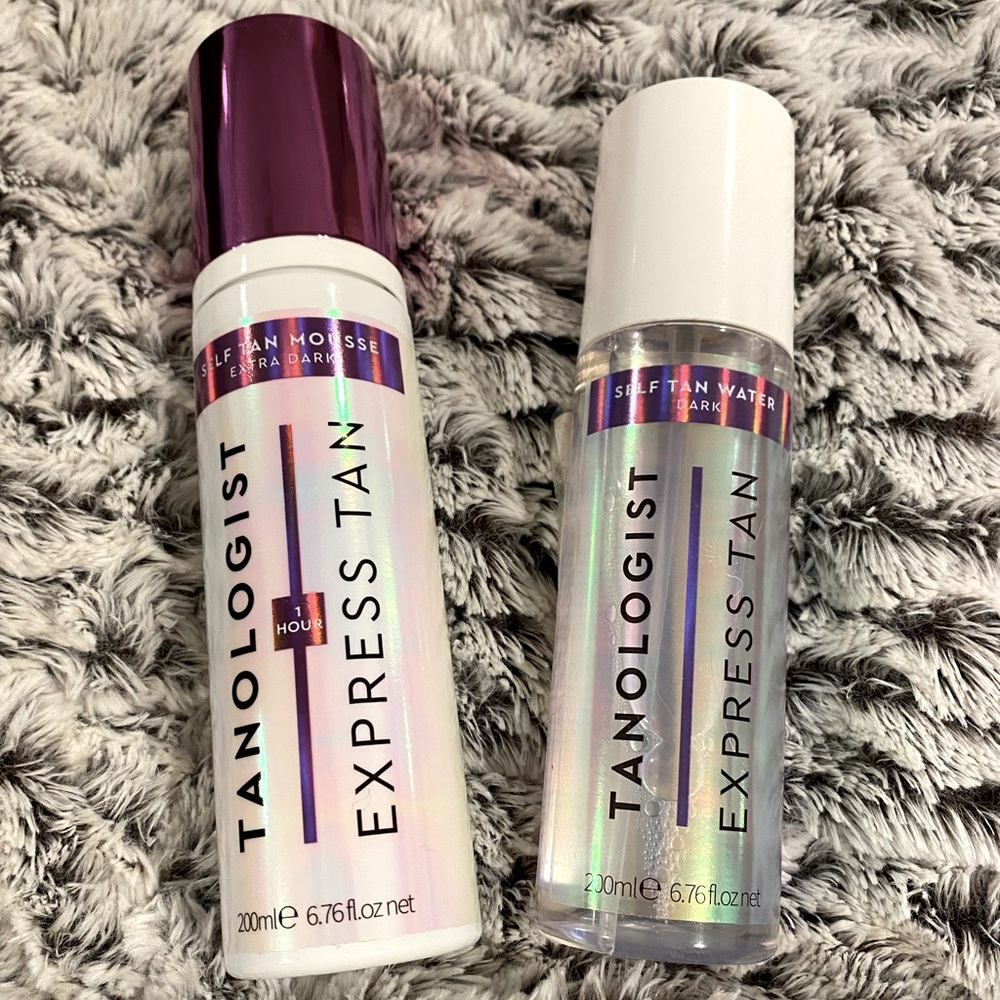 Tanologist Tan Self Tan Mousse Extra Dark and Self Tan Water Dark